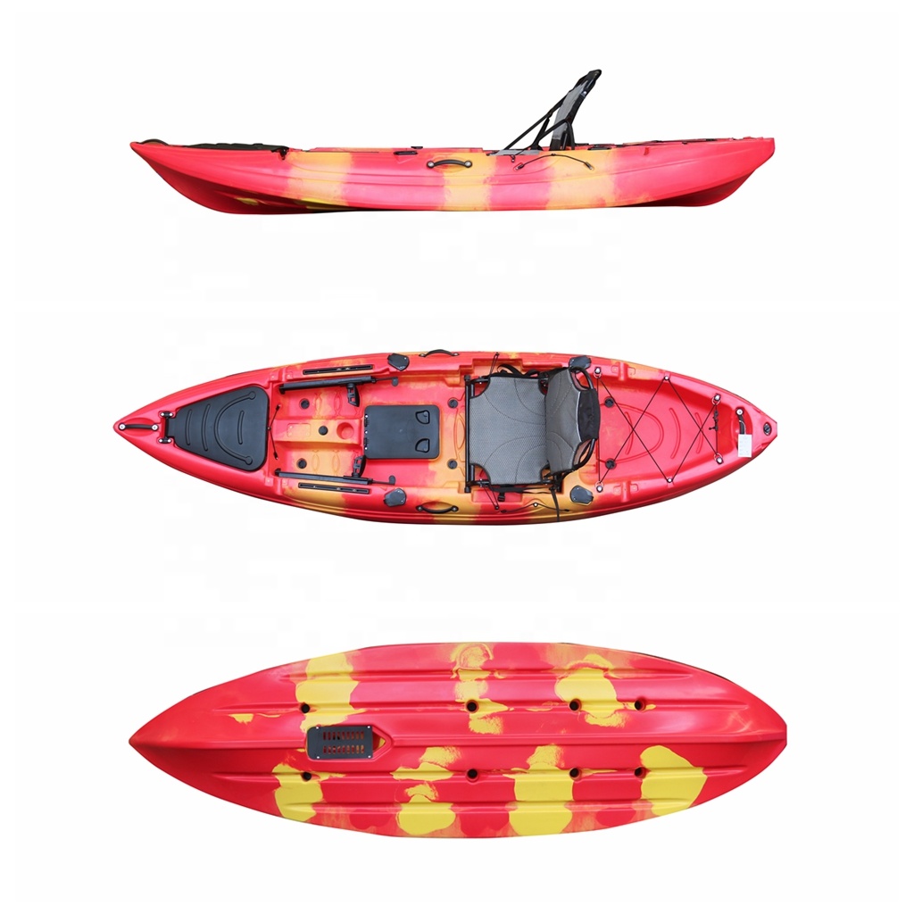 Fishing Kayak Sit On Top - 10ft Jedna osoba siedzi na górze