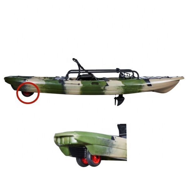 Kajak wędkarski z napędem peda – Fishing Kayak Pedal Drive recenzja i cena