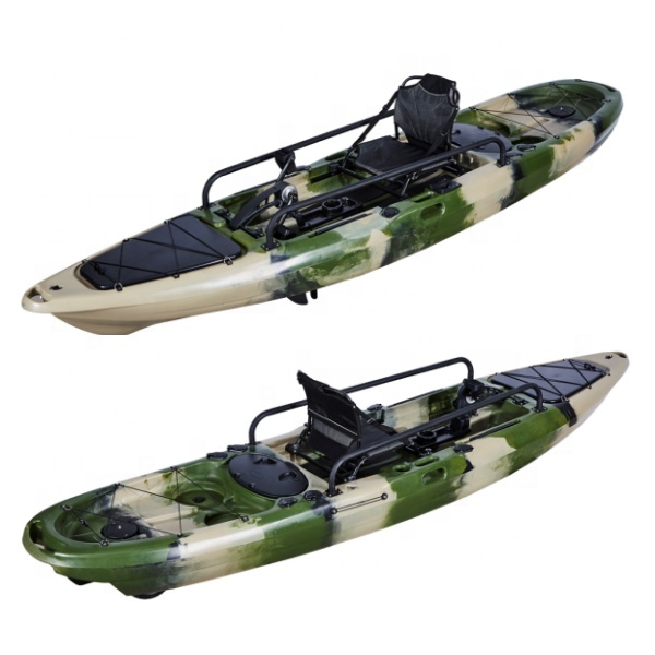 Kajak wędkarski z napędem peda – Fishing Kayak Pedal Drive recenzja i cena