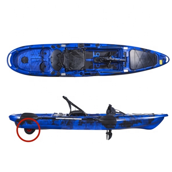 Kajak wędkarski z napędem peda – Fishing Kayak Pedal Drive recenzja i cena