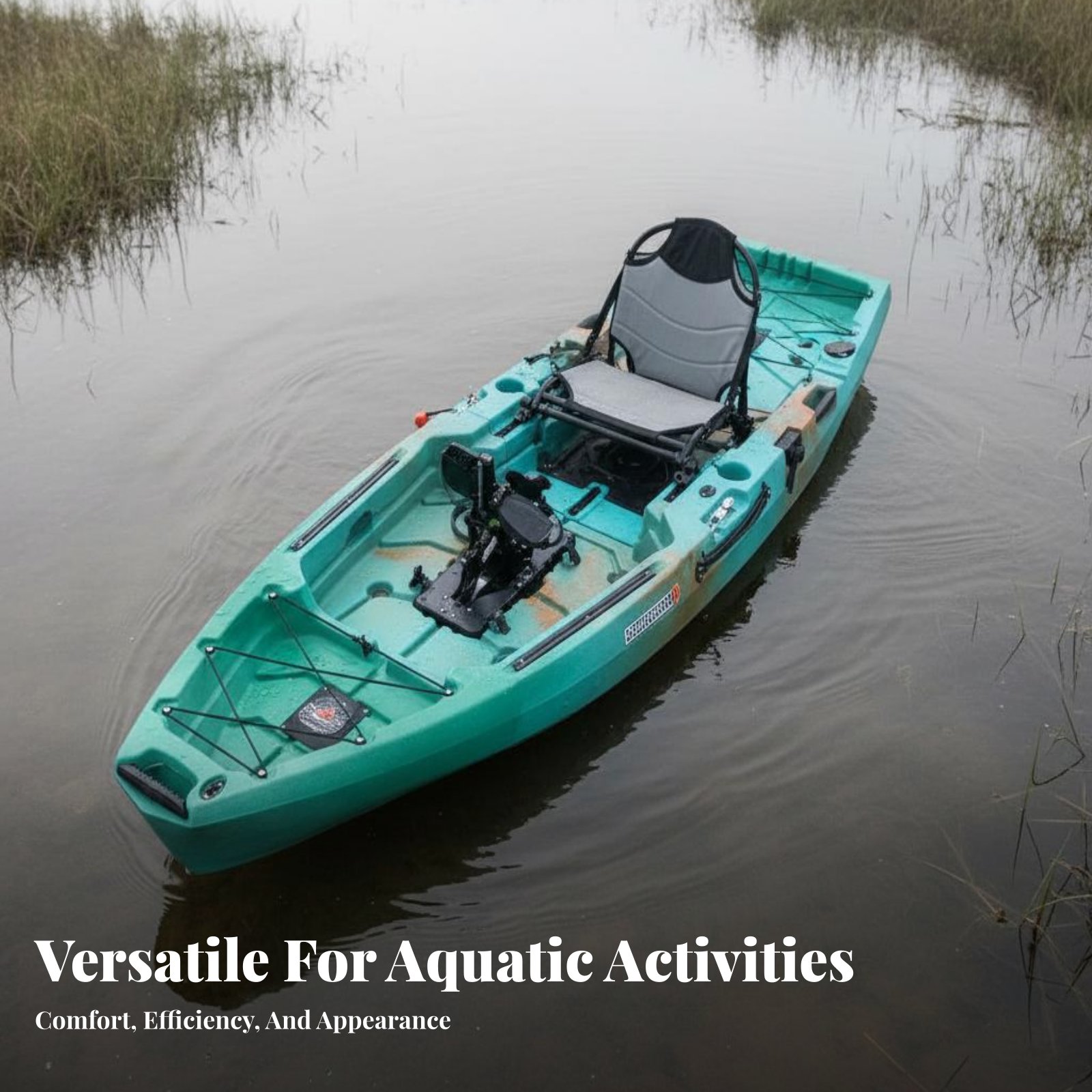 Łódź wędkarska z napędem pedał – Fishing Kayak Pedal Drive recenzja i cena
