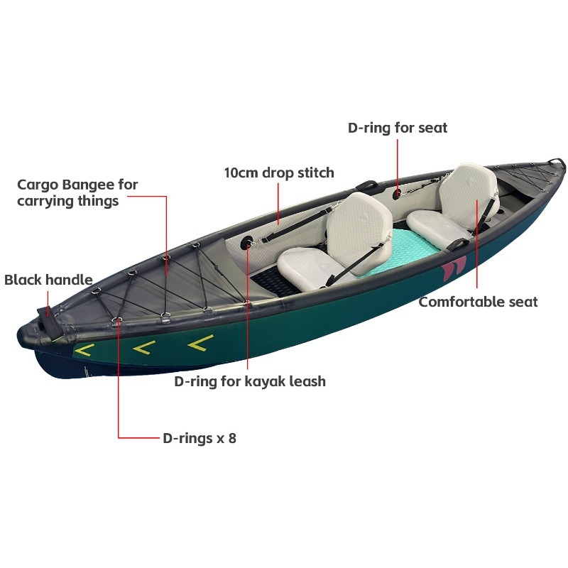 Nowy Design 4.2m Przenośny Nad – Fishing Kayak Inflatable recenzja i cena