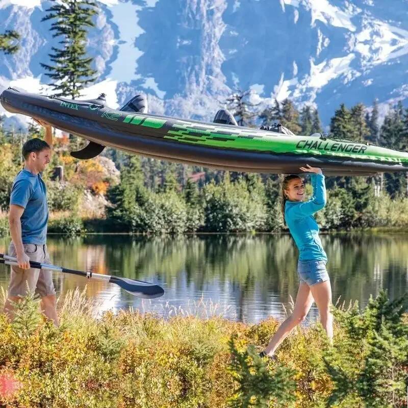Kajak dmuchany dla 1/2 osób, p – Fishing Kayak Inflatable recenzja i cena