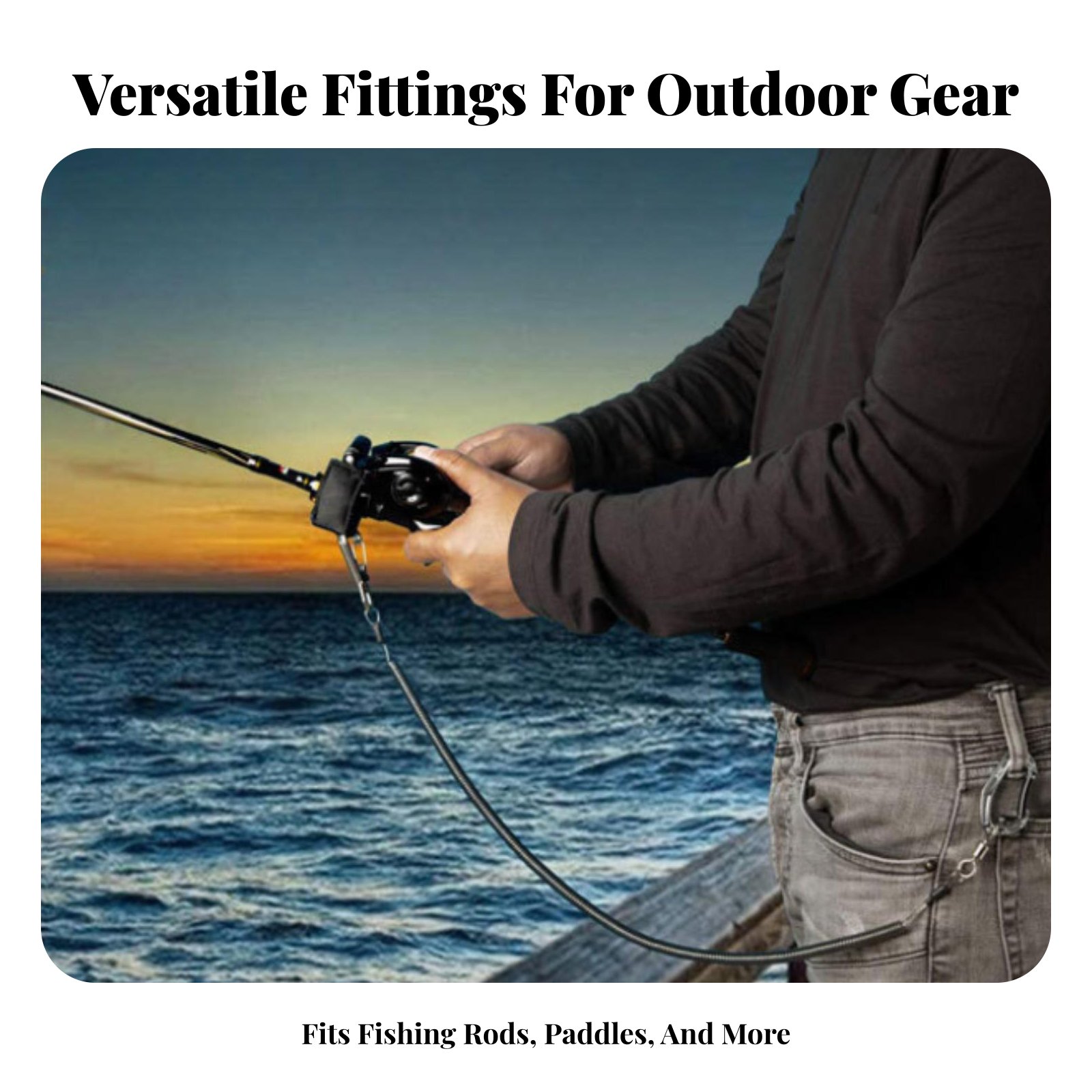 Regulowana zwijana smycz do wę – Fishing Kayak Paddle Leash recenzja i cena