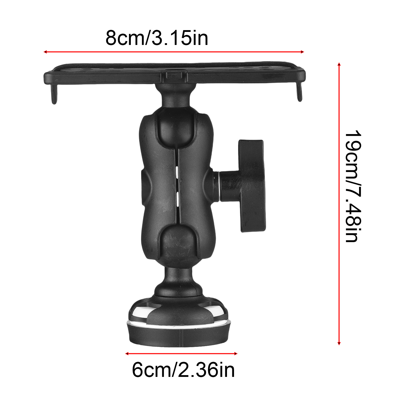 Uchwyt do echosondy z prostoką – Fishing Kayak Fish Finder Mount recenzja i cena